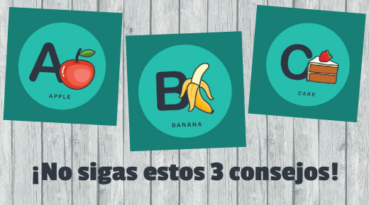 Los 3 peores consejos para aprender inglés